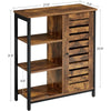 Storage Cabinet, Cupboard, Multipurpose Cabinet, For Kitchen, Living Room Rustic ULSC74BX,Living Room Furniture