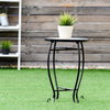 Giantex Outdoor Indoor Accent Table Plant Stand Scheme Garden Steel Ocean  Home Furniture