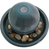 Ceramic Tabletop Water Fountain with Orb Design, Indoor Zen Desktop, Relaxing Water Feature, Interior Spa and Yoga Decoration