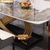 Italian Luxury Modern Marble Dining Table Set (Shipping will take longer for this product)