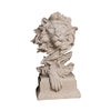 Lion Head Statue Desk Feng Shui Ornament for Table*Decor Indoor Bedroom